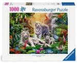 Ravensburger Puzzle 1000 db - Fehér tigriscsalád Ajánlott 14-99 éves korig unisex [Cikkszám 15467]