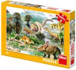 Dino Dinoszauruszok 100 darabos XL puzzle Ajánlott 6-10 éves korig unisex [Cikkszám 49494]