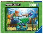 Ravensburger Puzzle 1000 db - Minecraft Mosaic Ajánlott 10-99 éves korig unisex [Cikkszám 85133]
