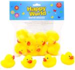 Retoys Gumikacsa fürdőjáték 8 darabos készlet Ajánlott 1-6 éves korig unisex (46663)