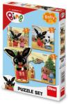 Dino Bing babypuzzle 3-5 db Ajánlott 3-10 éves korig unisex [Cikkszám 6576]