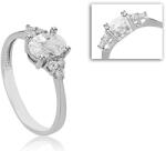 ÉkszerM Fehérarany Gyűrű (méret: 52) AU 95557