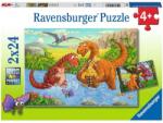 Ravensburger Puzzle 2x24 db - Dínók világa Ajánlott 3-6 éves korig fiúknak [Cikkszám 40947]