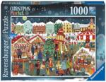 Ravensburger Puzzle 1000 db - Karácsonyi piac Ajánlott 10-99 éves korig unisex [Cikkszám 6344]