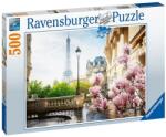 Ravensburger Puzzle 500 db - Tavasz Párizsban Ajánlott 10-99 éves korig unisex [Cikkszám 93845]