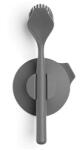 Brabantia Perie de vase, cu ventuză, gri, Brabantia (BRAB117589)