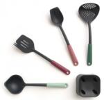 Brabantia Ustensile de bucătărie, set de 5 buc, cu suport, multicolor, Brabantia (BRAB123184)