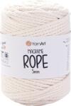 Yarn Art Macrame Rope 5 mm 85 m 752 Light Beige Șnur (Macrame Rope 5 mm 752)