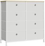 Autronic Comoda E1024 WT, 80 cm, alb Comoda