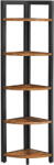  Sarok polcos állvány TAYLOR 5 polc 150x30 cm, rusztikus barna