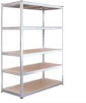  Salgó polc, 5 szintes 200x120x60.5cm, horganyzott