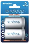 Panasonic Eneloop adapter R6 AA elemekhez R20 2 db BQ-BS1E/2E (BQ-BS1E/2E)