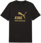 PUMA Férfi Futball Arany Logó Klub Logó King Fekete PUMA bézs|fekete|sárga