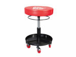 Torin szerelőszék, forgó ülőrész, állítható magasság + szerszámtartó tálca, 5kerék (TR6201CX)