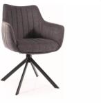 SIGNAL MEBLE Szék AZALIA BREGO | sötétszürke (AZALIABRCCSZ)