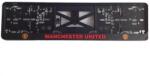 Siberia Rendszámtábla tartó, 3D feliratos, logós, Manchester United (P311)