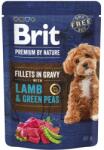 Brit Premium Dog alutasak Fillets in Gravy Lamb & Green Peas 85 g | Alutasakos kutyaeledel