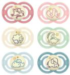 MAM Játszócumi Perfect night, Világítós, megújult! szilikon lapított (méret: 3) 16+ hó - diaper