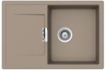 SCHOCK Mono D-100 Cristadur Green Line Twilight gránit mosogatótálca, szifonnal, taupe szürke, beépíthető (6426980541779)