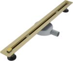 Gamma Proline lineáris padlóösszefolyó 80 cm, arany, beépíthető (OLPL-800gd)