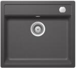 SCHOCK Mono N-100 Cristadur Stone egymedencés gránit mosogató automata dugóemelő, szifonnal, palaszürke, beépíthető (6426495450085)