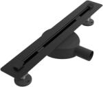 Gamma Proline lineáris padlóösszefolyó 50 cm, fekete, beépíthető (OLPL-500bk)