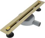 Gamma Proline lineáris padlóösszefolyó 50 cm, arany, beépíthető (OLPL-500gd)