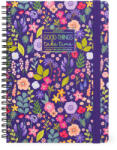  AG2612163 Legami határidőnapló (15x21 cm, spirálos) heti, virágos 2026 (AG2612163)