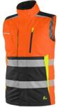 CXS Vestă de lucru reflectorizantă îmblănită CXS BENSON - Oranj / neagră | S (1114-079-941-92)