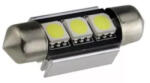  LED izzó 12V szofita 3 SMD LED 41mm fehér CANBUS