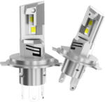  Eredeti méretű LED fényszóró izzó H4 12V Párban