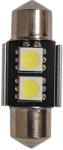  LED izzó 12V szofita 2 SMD LED 31mm FEHÉR CANBUS