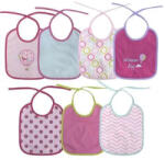 Baby Care 7 darabos előke, mintás - lányos