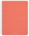 Fedrigoni Ecoqua A5 70lapos korall sima spirálfüzet (19148005)