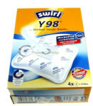 Melitta Porzsák SWIRL Y98 4db/csomag, Antiallergén, mikroszálas Y8-