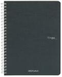 Fedrigoni Ecoqua A5 70lapos sötétzöld vonalas spirálfüzet (19148210)