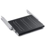 Formrack Kihúzható tálca/polc 600, 35kg terhelhetőség, 600mm mélységű 19 rack szekrénybe (F226HR)