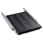 Formrack Kihúzható tálca/polc 800, 35kg terhelhetőség, 800mm mélységű 19 rack szekrénybe (F228HR)