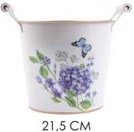 IRIS bádog kaspó füles hortenzia 21, 5cm (80983) - oneclick