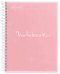 Miquelrius Emotions A5 PP 120 lapos pink vonalas spirálfüzet (49951)