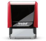 Trodat Bélyegzőház Trodat 4911 4.0 piros, fekete párnával (BE43086)