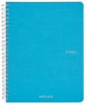 Fedrigoni Ecoqua A5 70lapos türkiz kockás spirálfüzet (19148111)