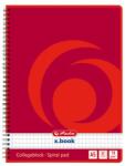Herlitz College A5 80lapos lefűzhető kockás spirálfüzet (00297531)