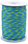 Fashion Színátmenetes paracord zsinór, ejtőernyő zsinór karkötőkhöz, Ø4 mm, 5m, 310230, kék-zöld