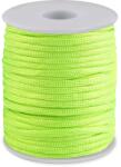 Fashion Paracord zsinór, ejtőernyő zsinór karkötőkhöz, Ø4 mm, 5m, 310177, neonsárga