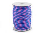 Fashion Színátmenetes paracord zsinór, ejtőernyő zsinór karkötőkhöz, Ø4 mm, 5m, 310230, kék-rózsaszín