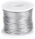 Fashion Sodrott zsinór lurexszel, Ø2mm, 25m, 310162, ezüst