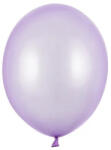 Partydeco Lufi Strong 5" (12cm-es) Latex léggömb, 100db/csomag, metál világoslila (LUFI951952)