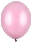 Partydeco Lufi Strong 5" (12cm-es) Latex léggömb, 100db/csomag, metál Rózsaszín (LUFI869842)