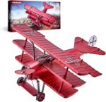 Piececool Puzzle 3D, Avionul FOKKER DR-I TRIPLANE, Piececool, metal, 162 piese
